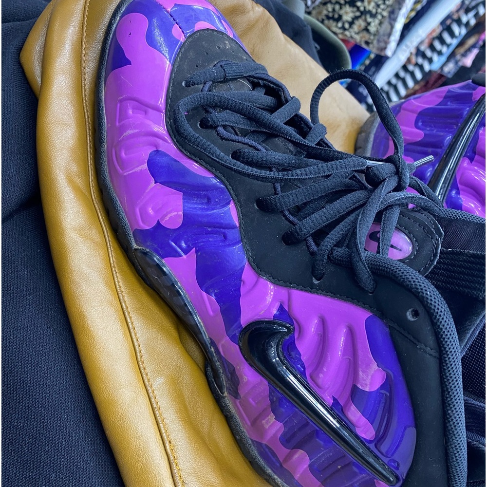 Purple camo foamposite